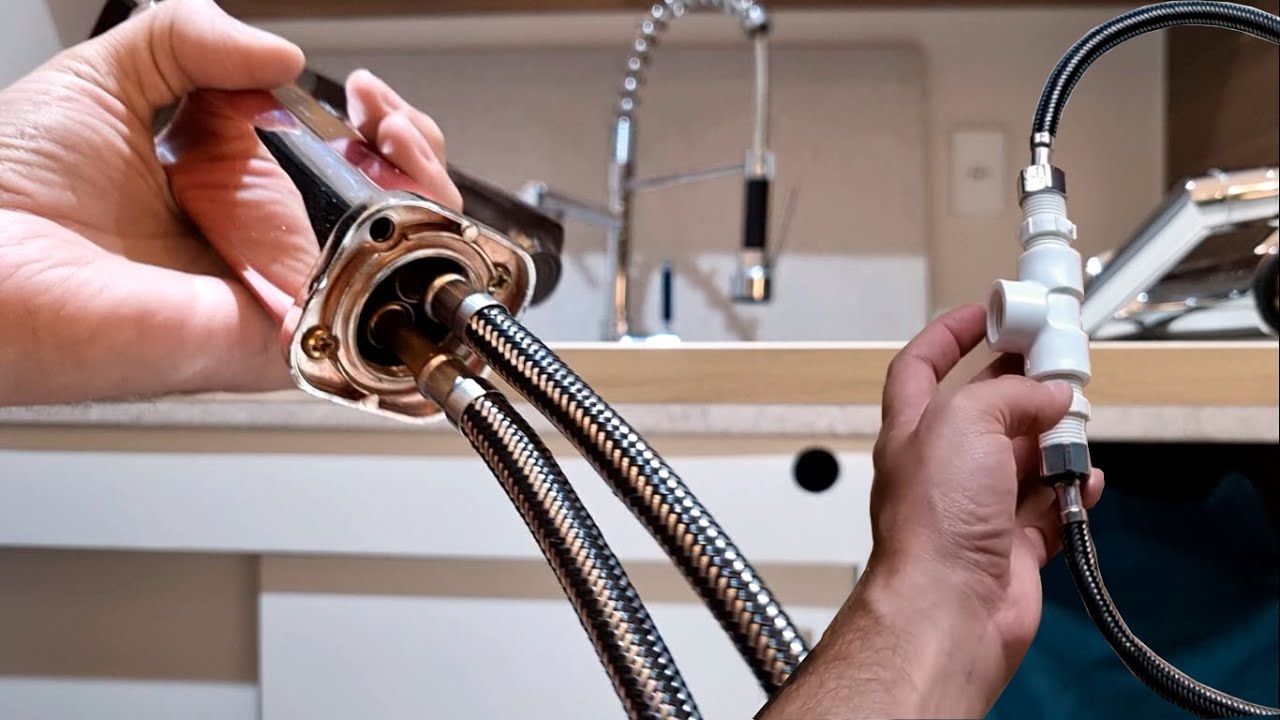 Instalar Torneira Misturador Monocomando em Saída de Água Quente e Fria ou Só em Água Fria cano T