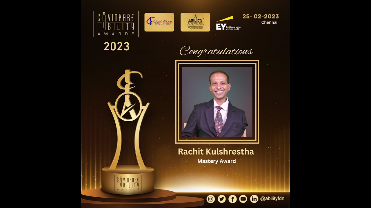 Mastery Award 🏆 - Rachit Kulshrestha