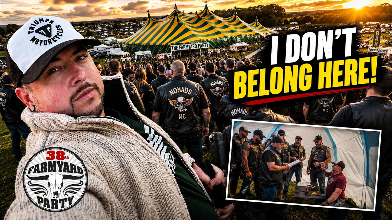 Выживая на крупнейшей байкерской пьянке Великобритании 🍺 | MAG Farmyard Party 2026