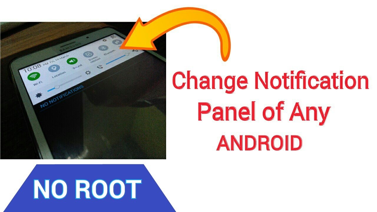 Change Notification BAR of ANDROID NO ROOT