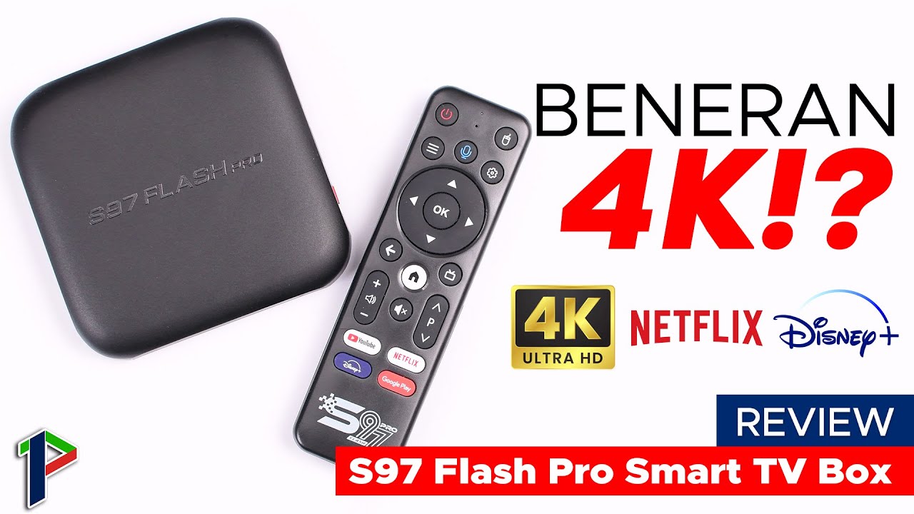 Netflix Cuma Pakai Remote TV?! - S97 Flash Pro Smart TV Box Review Indonesia