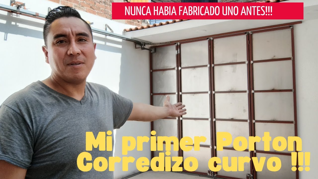 Como fabricar un Porton Corredizo Curvo