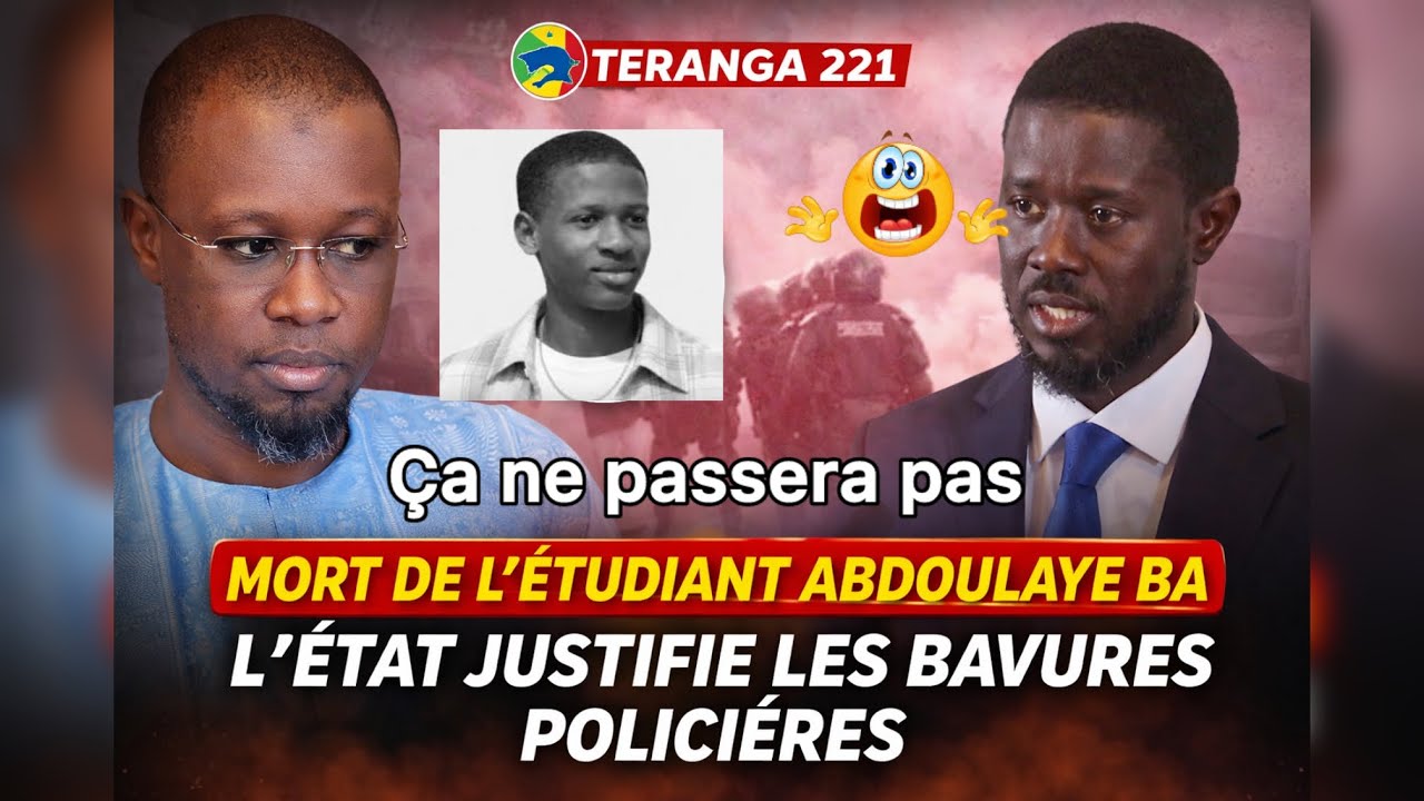 🚨Mort de Abdoulaye Ba : L’État face à ses responsabilités😡 Sonko et Diomaye Coupable 