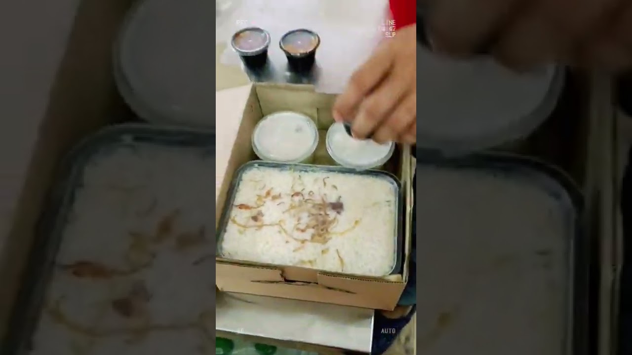 Hot box Biryani packing new style