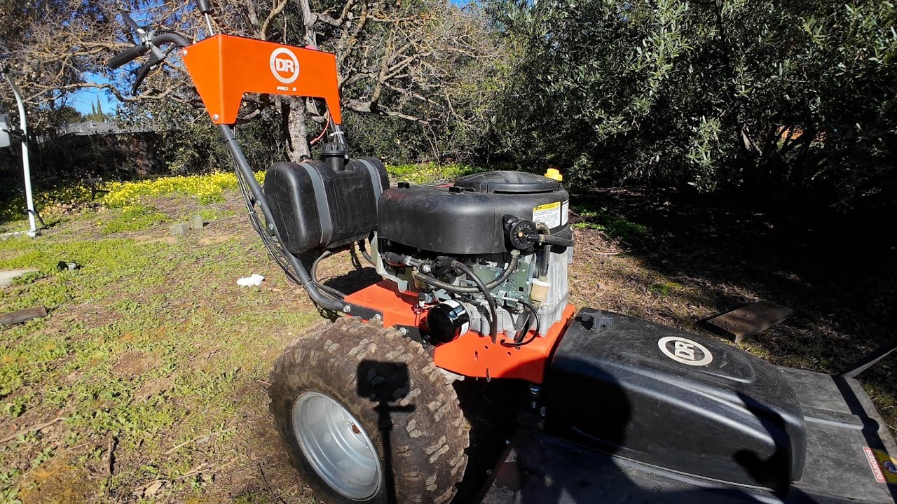I bought a used DR pro 26 brush mower