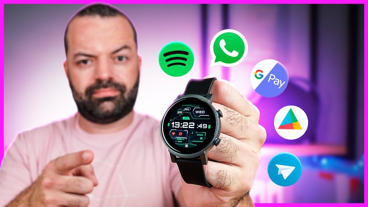 SMARTWATCH completo e com Android! Ticwatch E3 - NFC, Spotify e muito mais