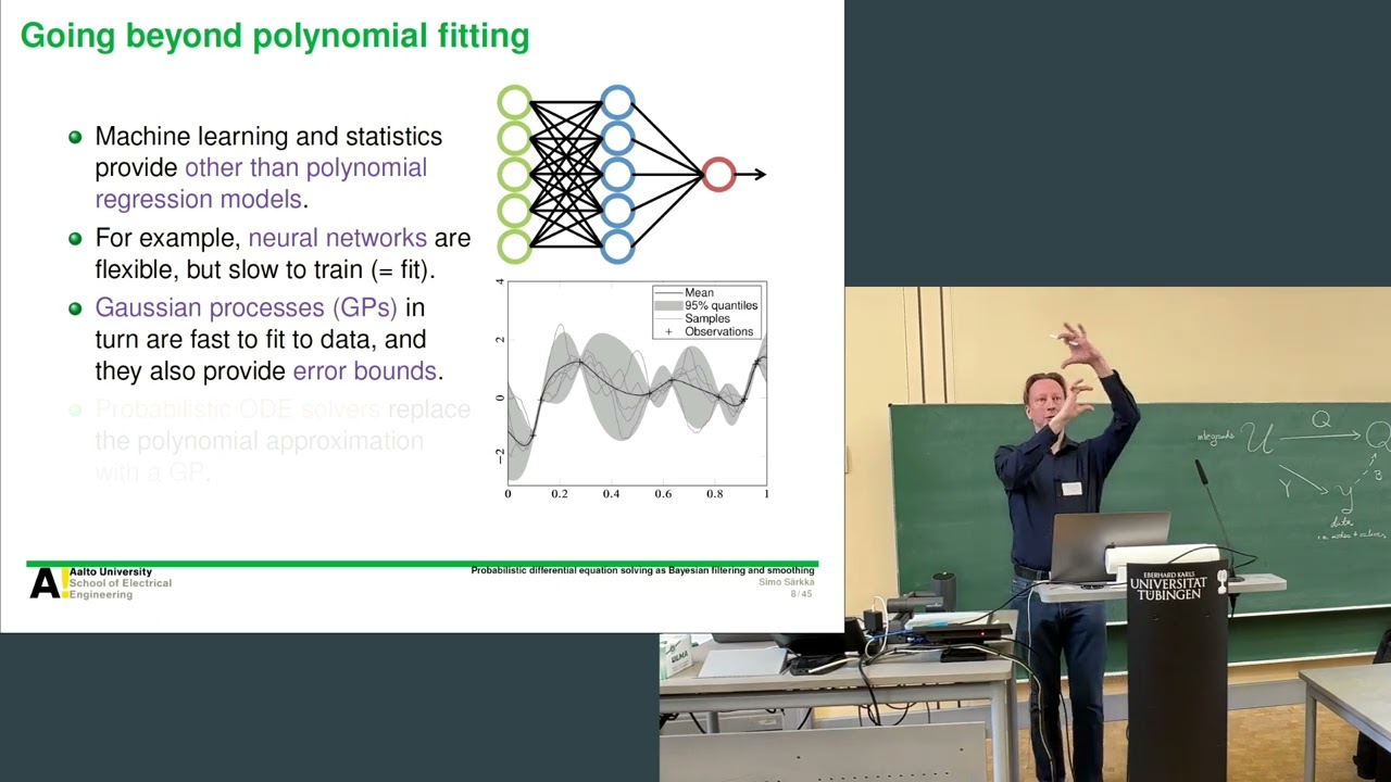 Simo Särkkä - Probabilistic differential equation solving as Bayesian filtering and smoothing