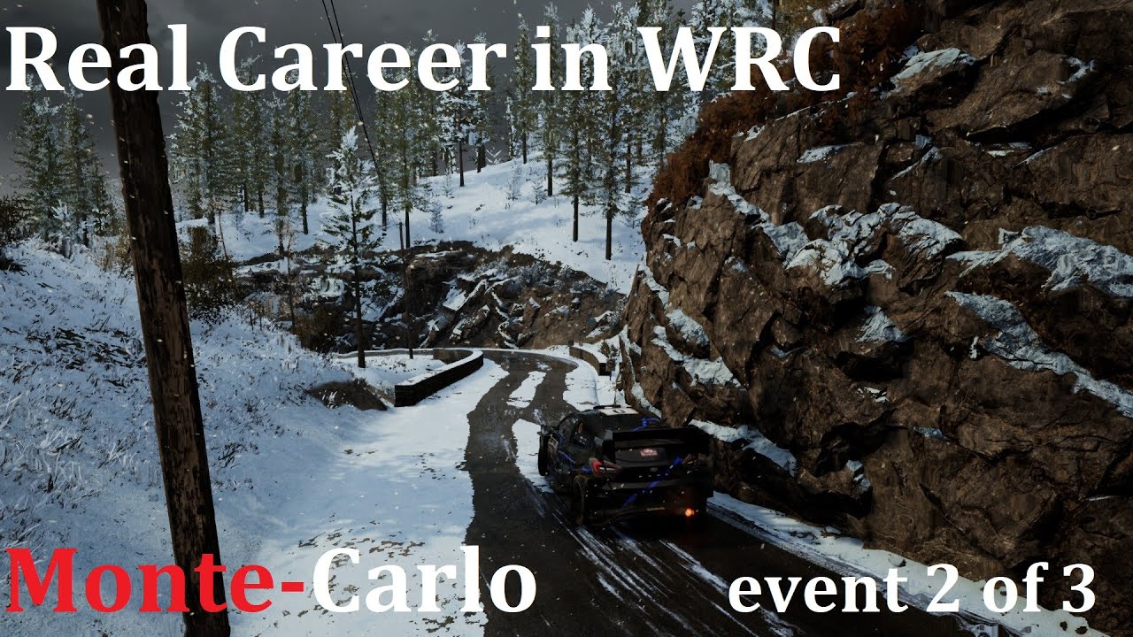 EA WRC | club Real Career in WRC | Rallye Monte-Carlo | Event 2 of 3