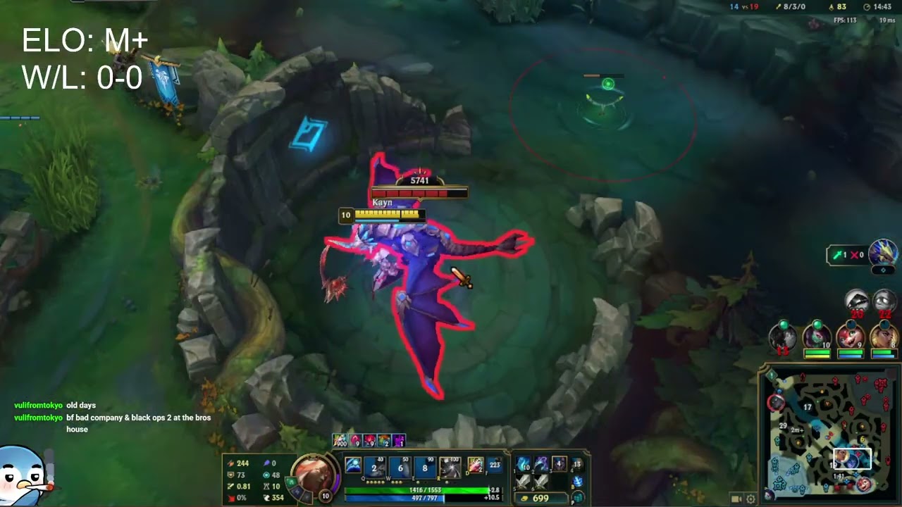 MID.GG: [ tent_lol ] Kayn JUNGLE vs Zed | EUW MASTER | LOL Season 2025