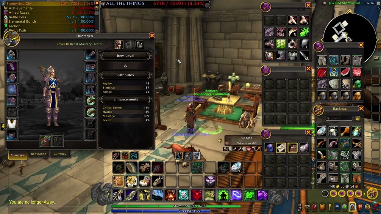 Lvl 1-11 Loot Test - Every green item will require Lvl 8 & Be Item Lvl 5, Until you reach Lvl 11