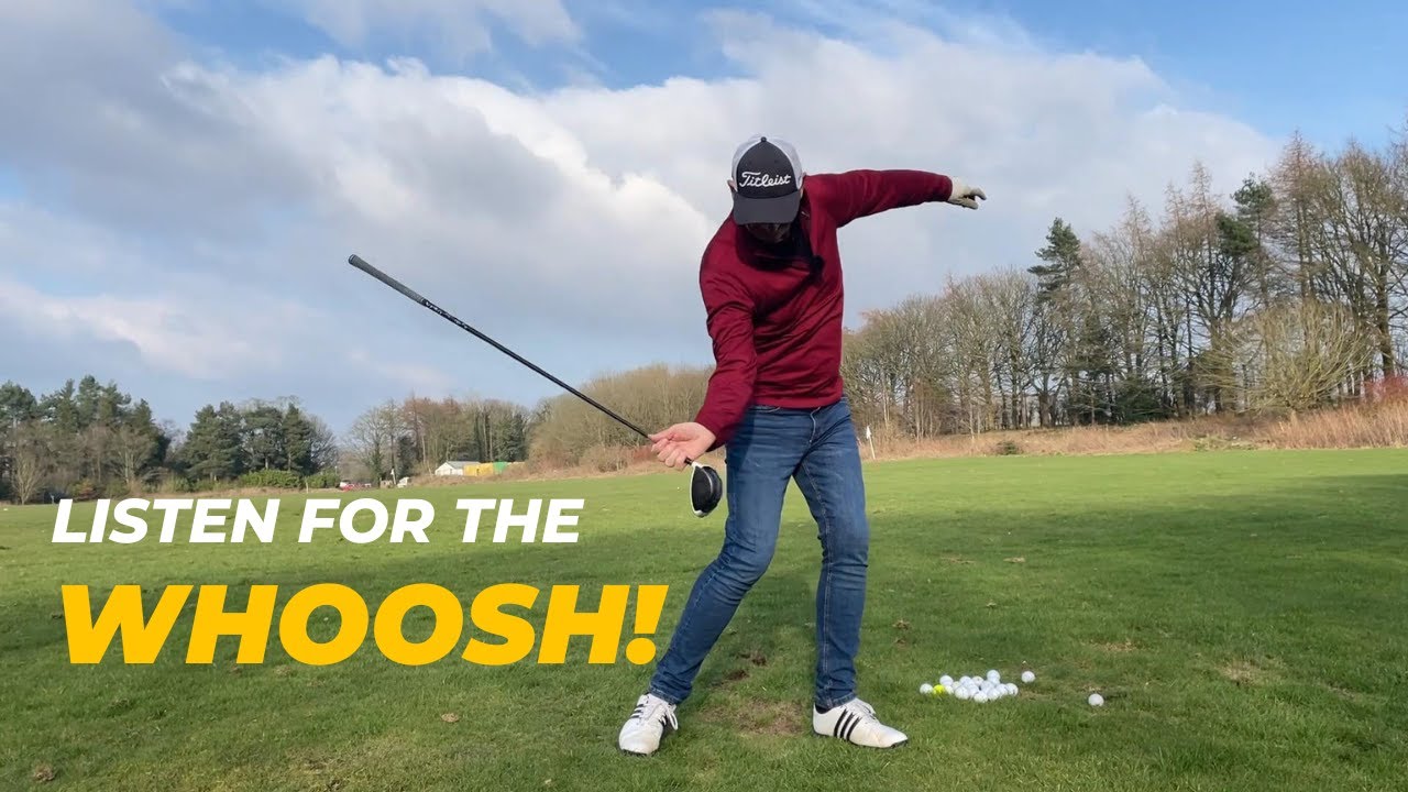 Where's the whoosh? An upside down drill to develop more clubhead speed