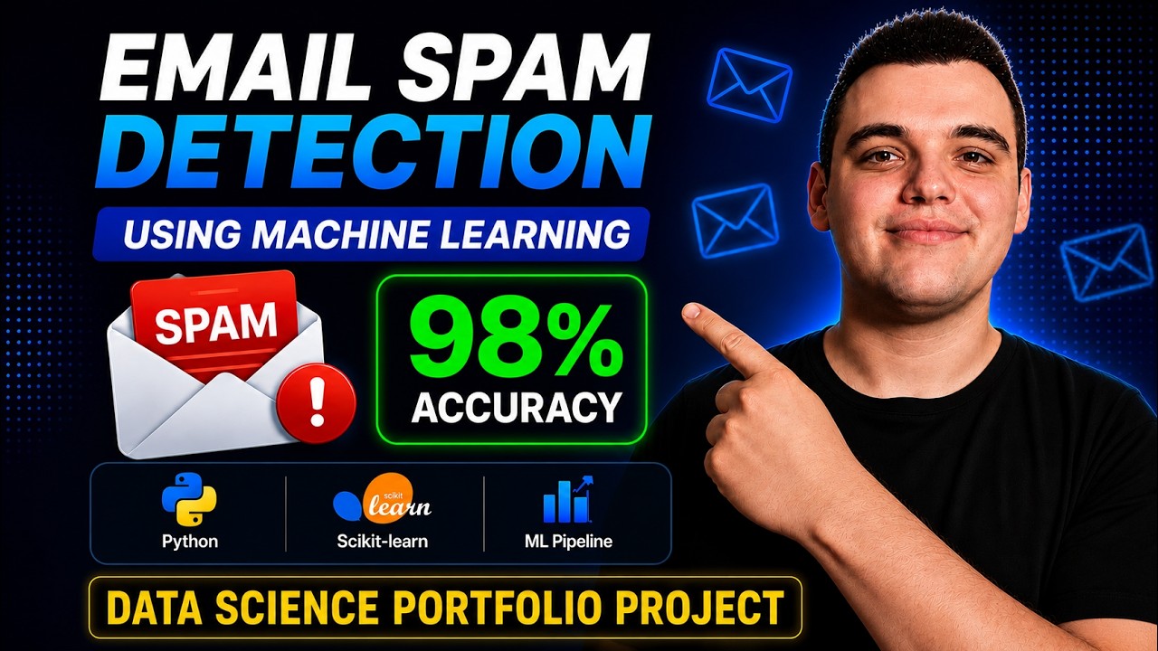Email Spam Detection Using Machine Learning - Full Data Science Project (98% Accuracy)