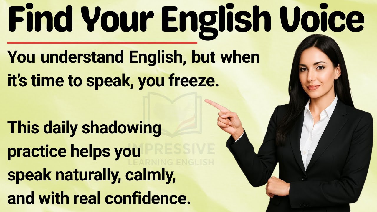 👉 Практикуйте разговорный английский с помощью метода «теневого повторения» 🔥 || Реальные разгово...