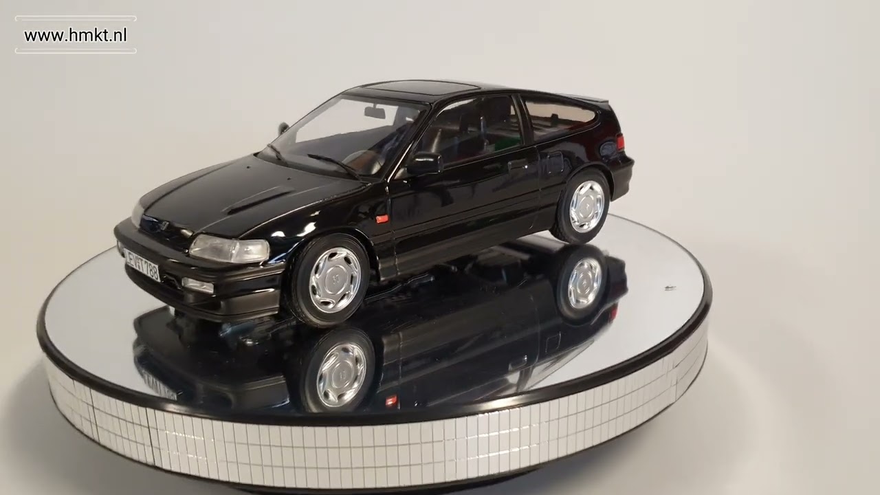 UNBOXING NOREV HONDA CRX 1990 IN 1:18 SCALE | COLOR BLACK | SCALE MODEL CARS BY HMKT INTERNATIONAL