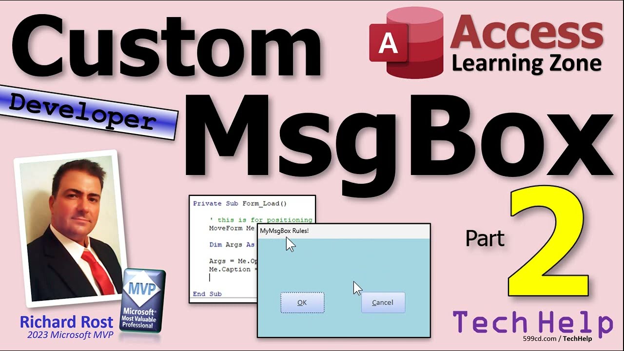 Create a Custom Dynamic MsgBox in Microsoft Access Using VBA. Part 2: OpenArgs