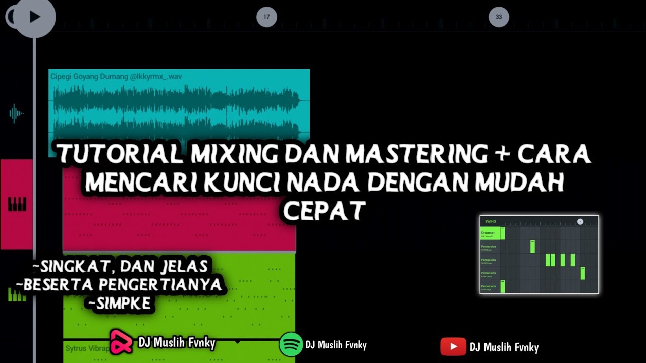 TUTORIAL FL STUDIO MOBILE CARA MIXING MASTERING DAN MENCARI CHORD DENGAN MUDAH