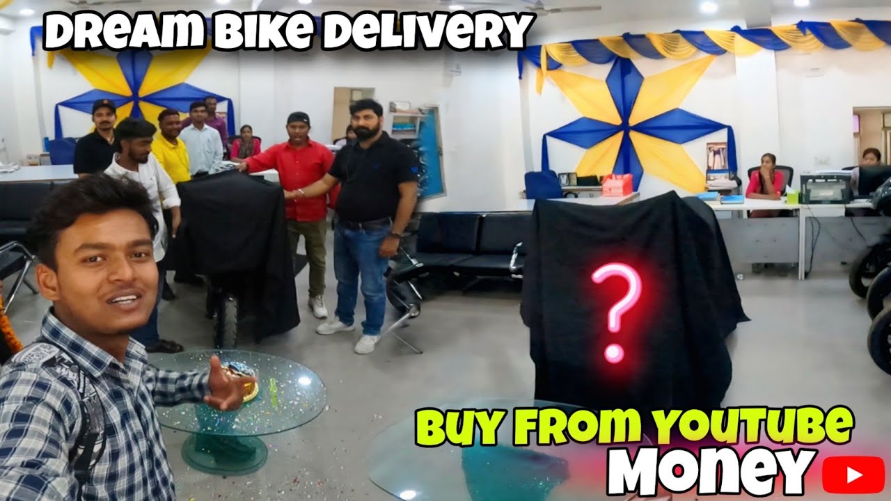 BAJAJ PULSAR RS200  DELIVERY | Bought  From YouTube Income 😱 | Delivery Vlog