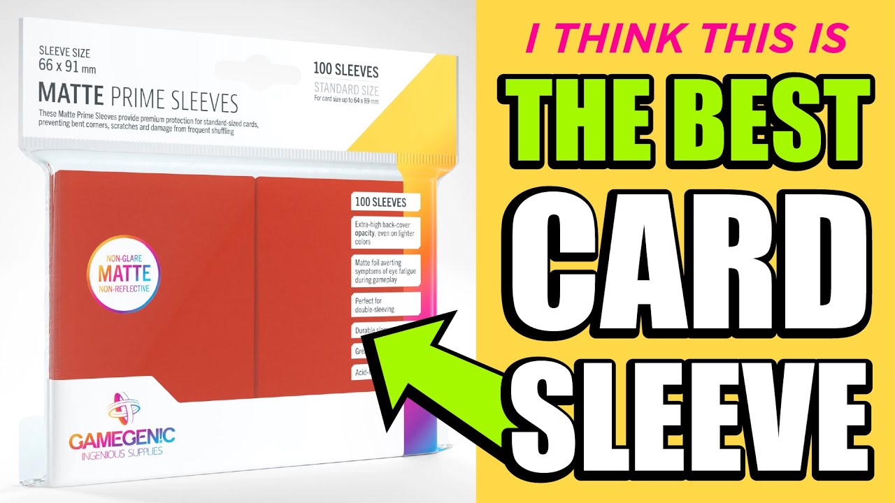 The Best Card Sleeve of 2023 | GameGenic Matte Prime Review