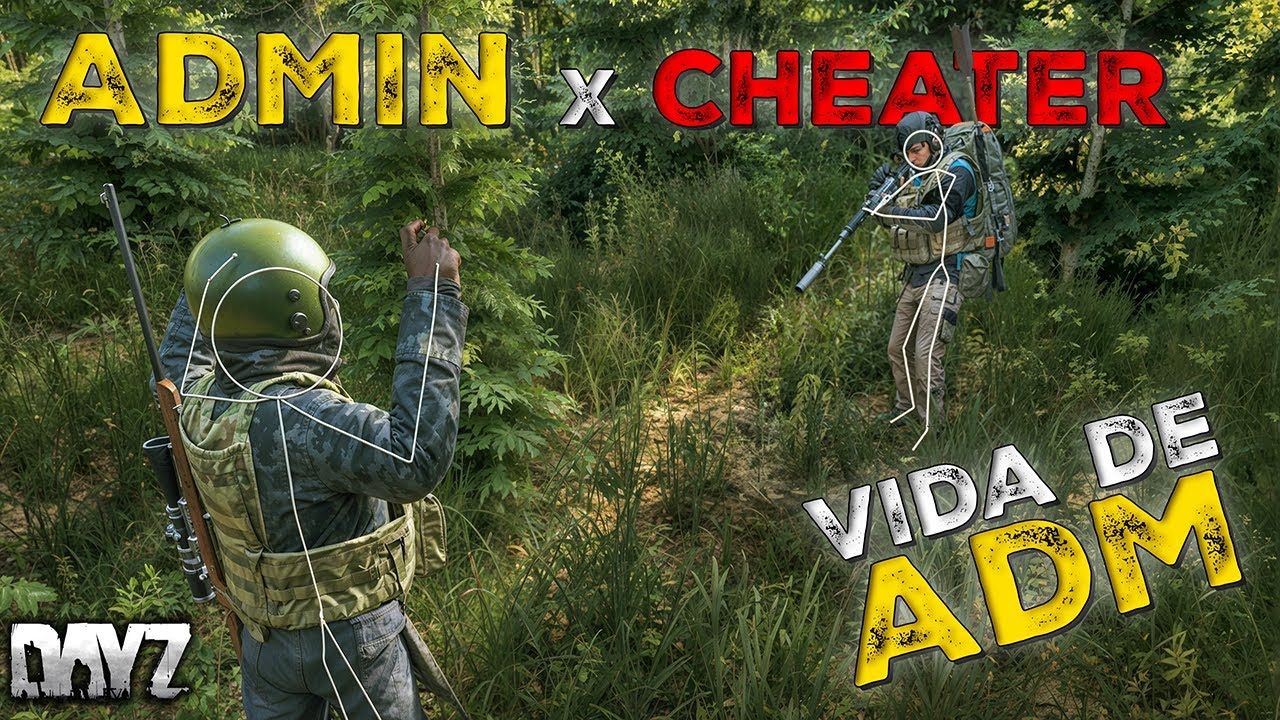 O DIA que UM HACKER BATEU de FRENTE COM um ADMIN no DayZ - VIDA DE ADM
