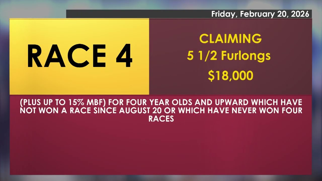 LAUREL PARK 2026-02-20 PL#99_REPLAY SHOW