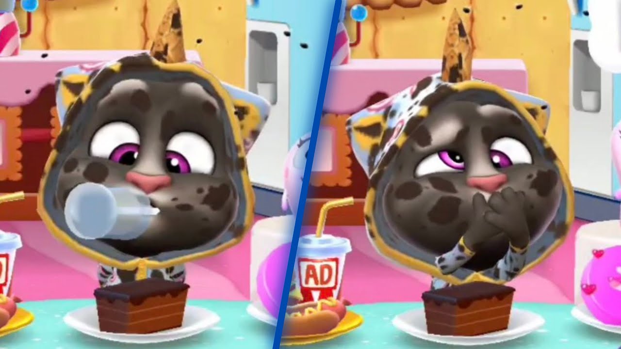 My Talking Tom 2 is drinking smoothie - Funny Things