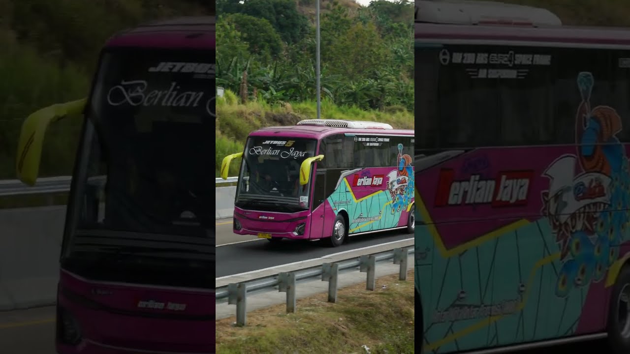 Hunting Bus Keren Dan Mbois Di Tol Trans Jawa