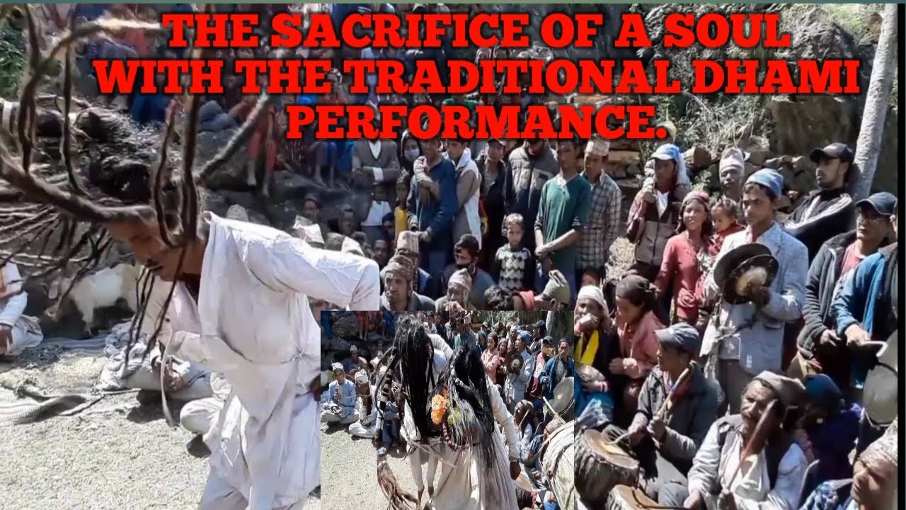 Rural village of Nepal (spiritual performance by Dhami). #life #shorts #trending #youtubeshorts