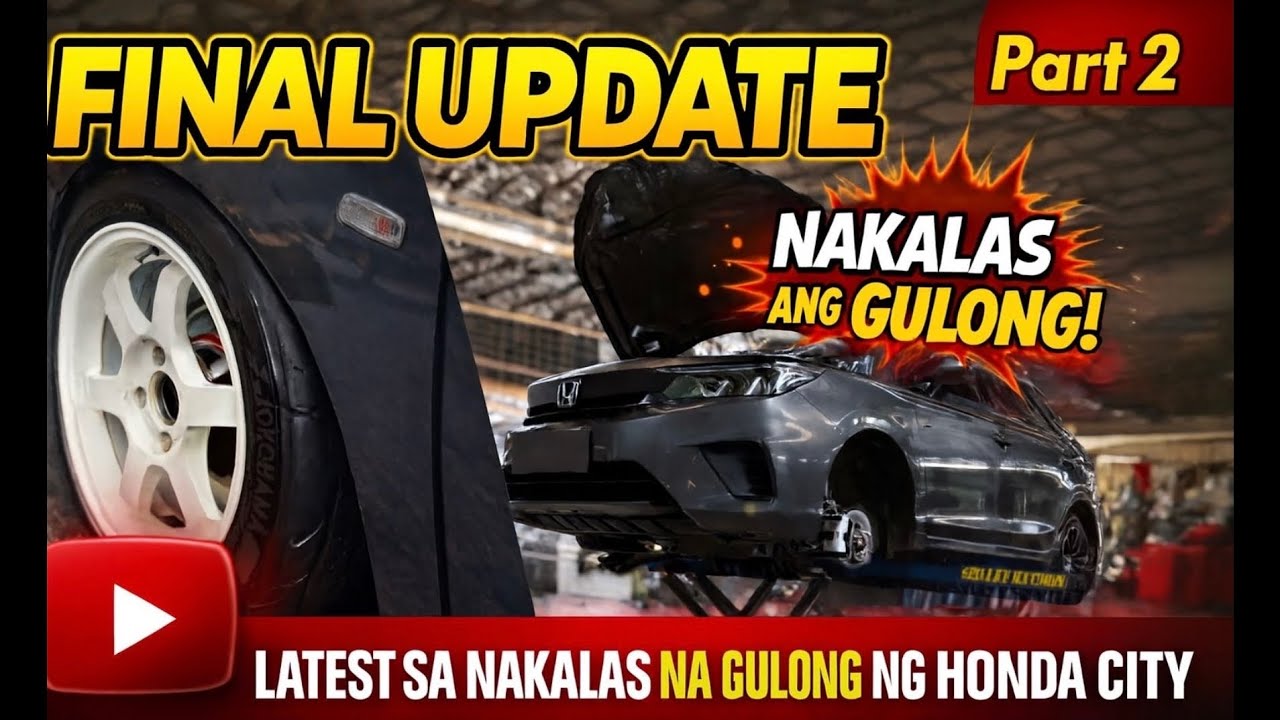 PART 2: Nakalas ang Gulong ng Honda City — Eto ang Latest Update