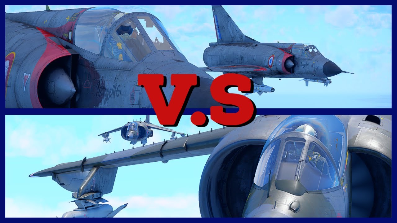 | War Thunder | Mirage vs Harrier SIM Match 2v2!!!