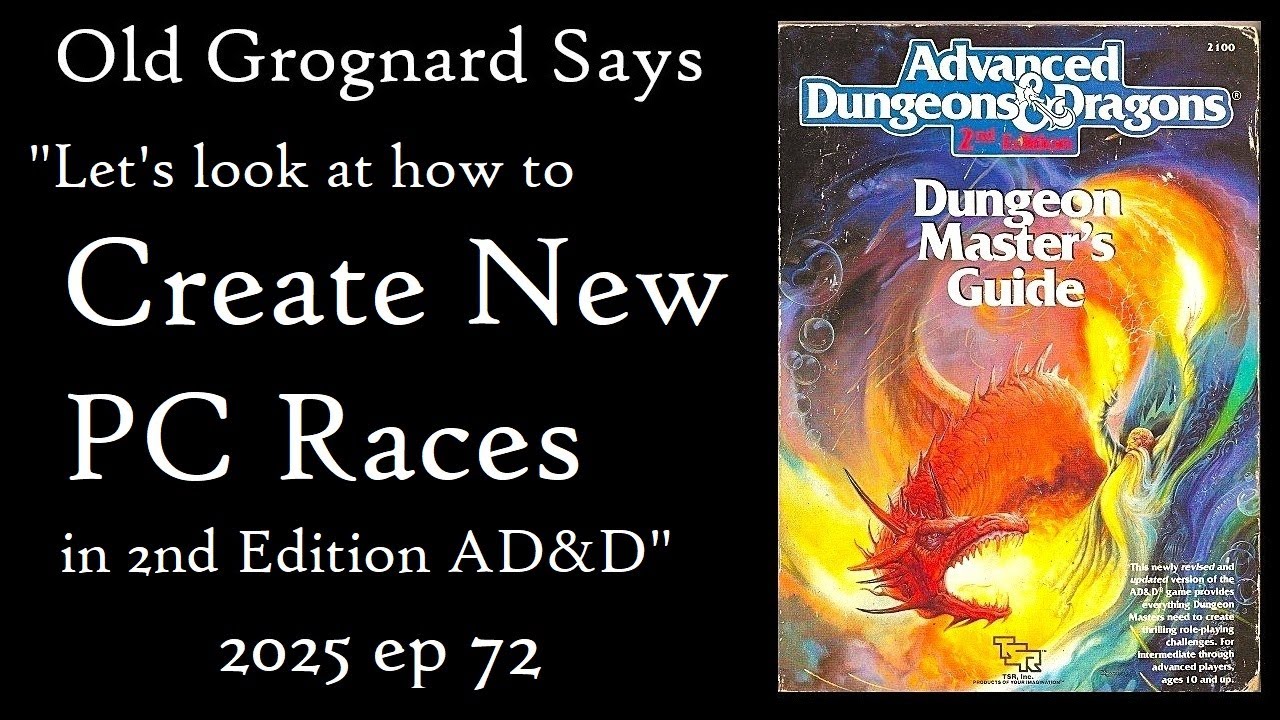 AD&D 2nd Edition: Creating New Player Character Races