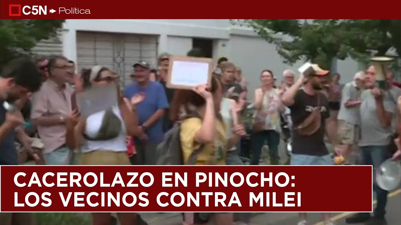 Cacerolazo contra el AJUSTE DEL GOBIENO DE MILEI en Villa Urquiza