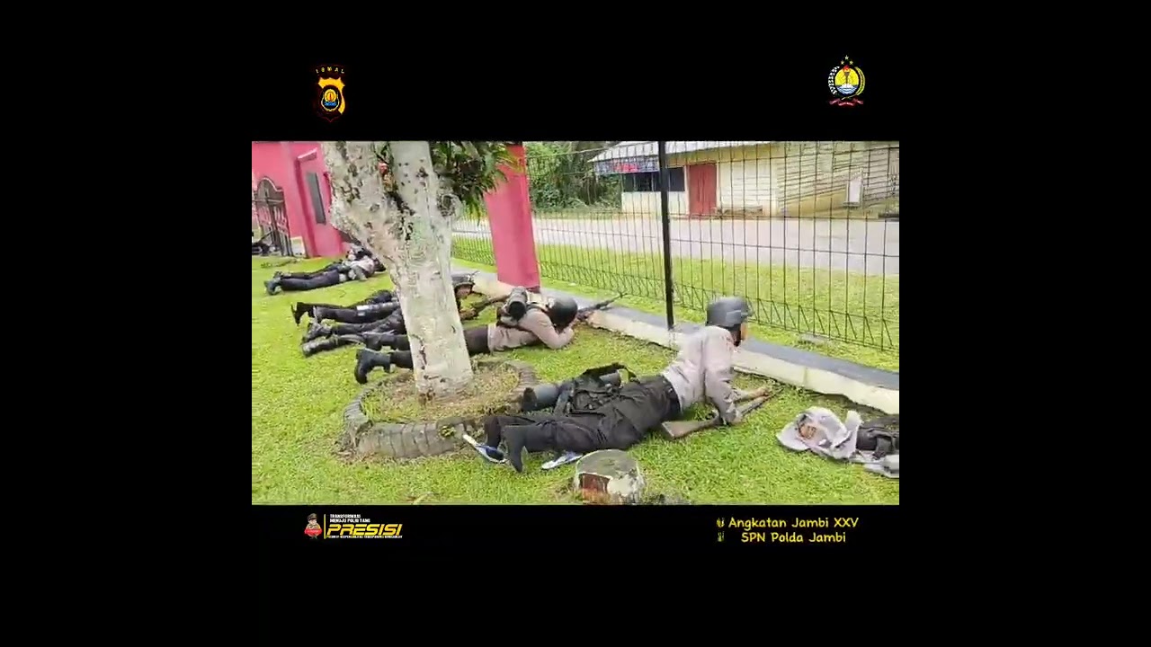 Giat Alarm Stelling siswa Diktuk Bintara Polri Gel I TA 2024 SPN Polda Jambi