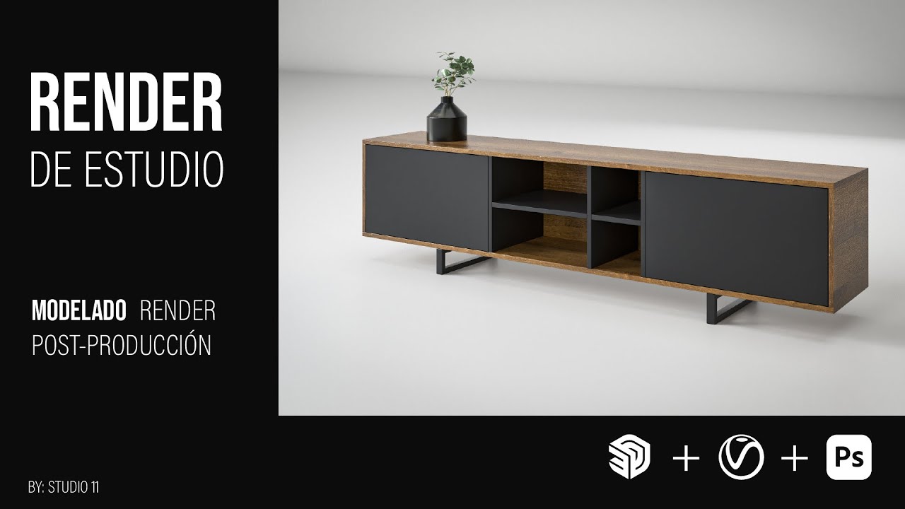 Sketchup render de estudio / V-Ray