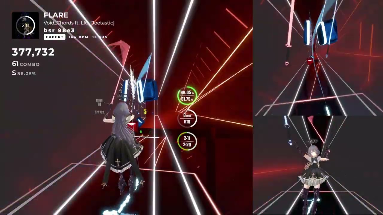 【BeatSaber】FLARE_Void Chords feat.LIO(ありふれた職業で世界最強) 【expert】