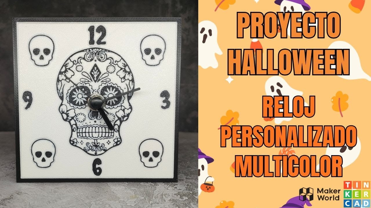 Decora tu habitación con este RELOJ PERSONALIZADO de HALLOWEEN