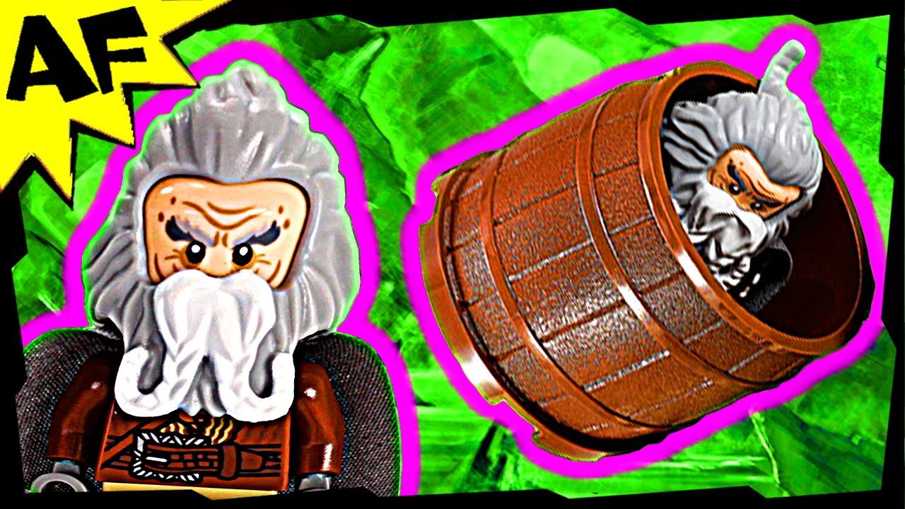 BARREL ESCAPE 79004 Lego the Hobbit Animated Building Review Desolation of Smaug