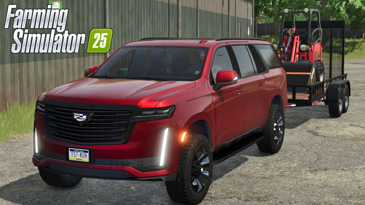 FS25 - 2022 Cadillac Escalade - NEW CAR MOD for Farming Simulator 2025 ROLEPLAY