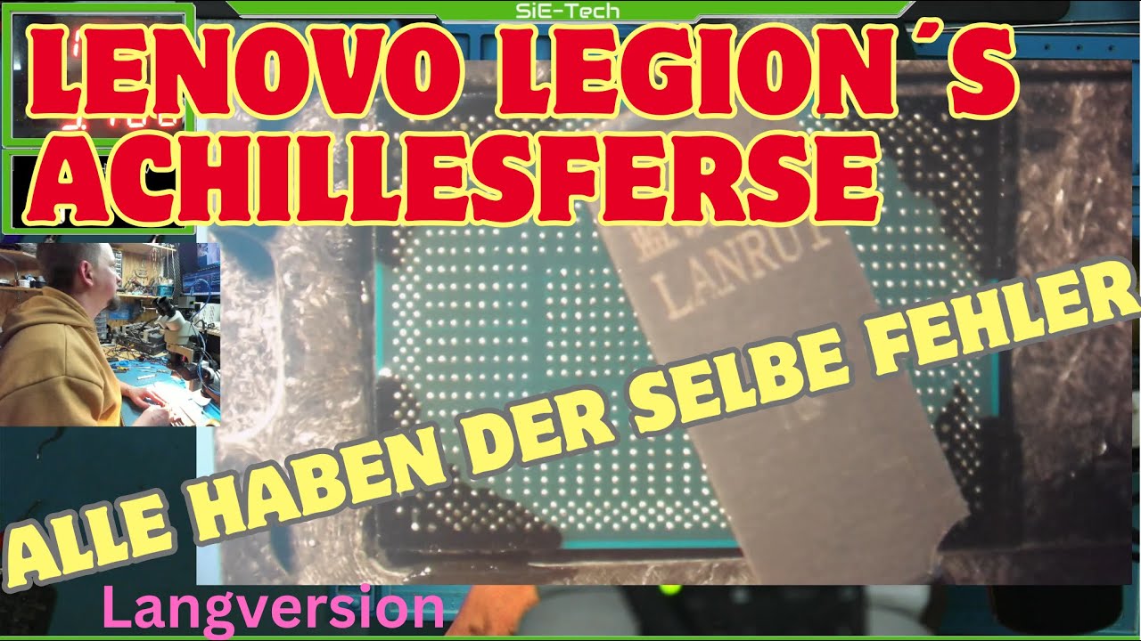 Lenovo Legion 5 / 7 startet nicht mehr - die Reparatur: CPU Reballing [Langversion]