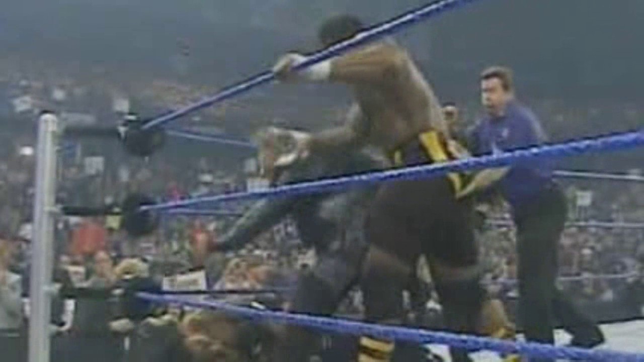 Orlando Jordan vs. Booker T (WWE Smackdown 4/14/2005)