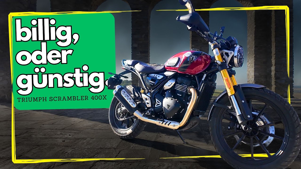 TRIUMPH SCRAMBLER 400 X - Premium Marke zum China Preis?? (TESTBERICHT 2024 )