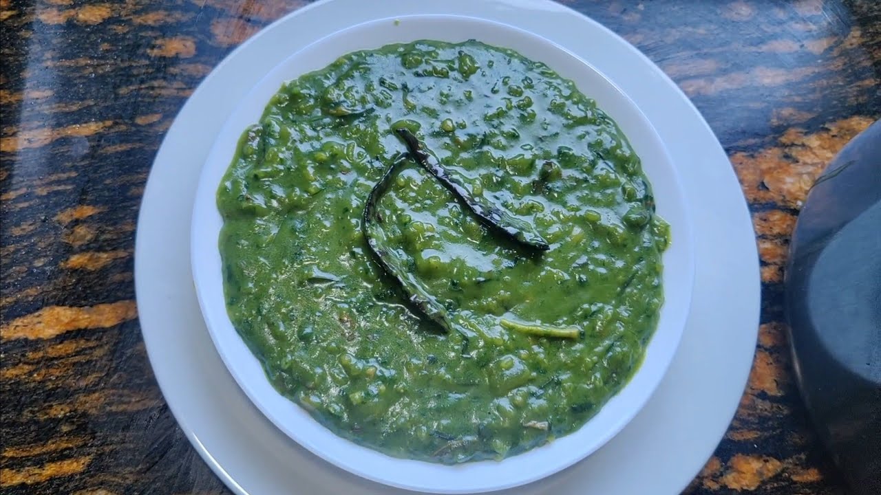 Uti / Ooti Ashangba Thongba|| Green leafy veggies porridge|| manipuri traditional cuisine....