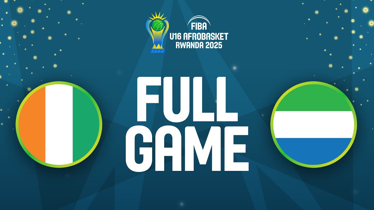 Group Phase | Côte d'Ivoire v Sierra Leone | Full Basketball Game | FIBA U16 AfroBasket 2025