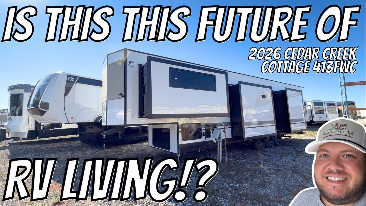 БУДУЩЕЕ ЖИЗНИ В ДОМЕ НА АВТОДОМЕ!? Обзор коттеджа Cedar Creek 413FWC 2026 года | Destination Livi...