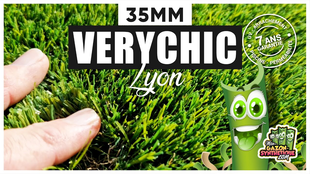 Gazon Synthétique VeryChic 35mm - Douceur, Résistance et Economique