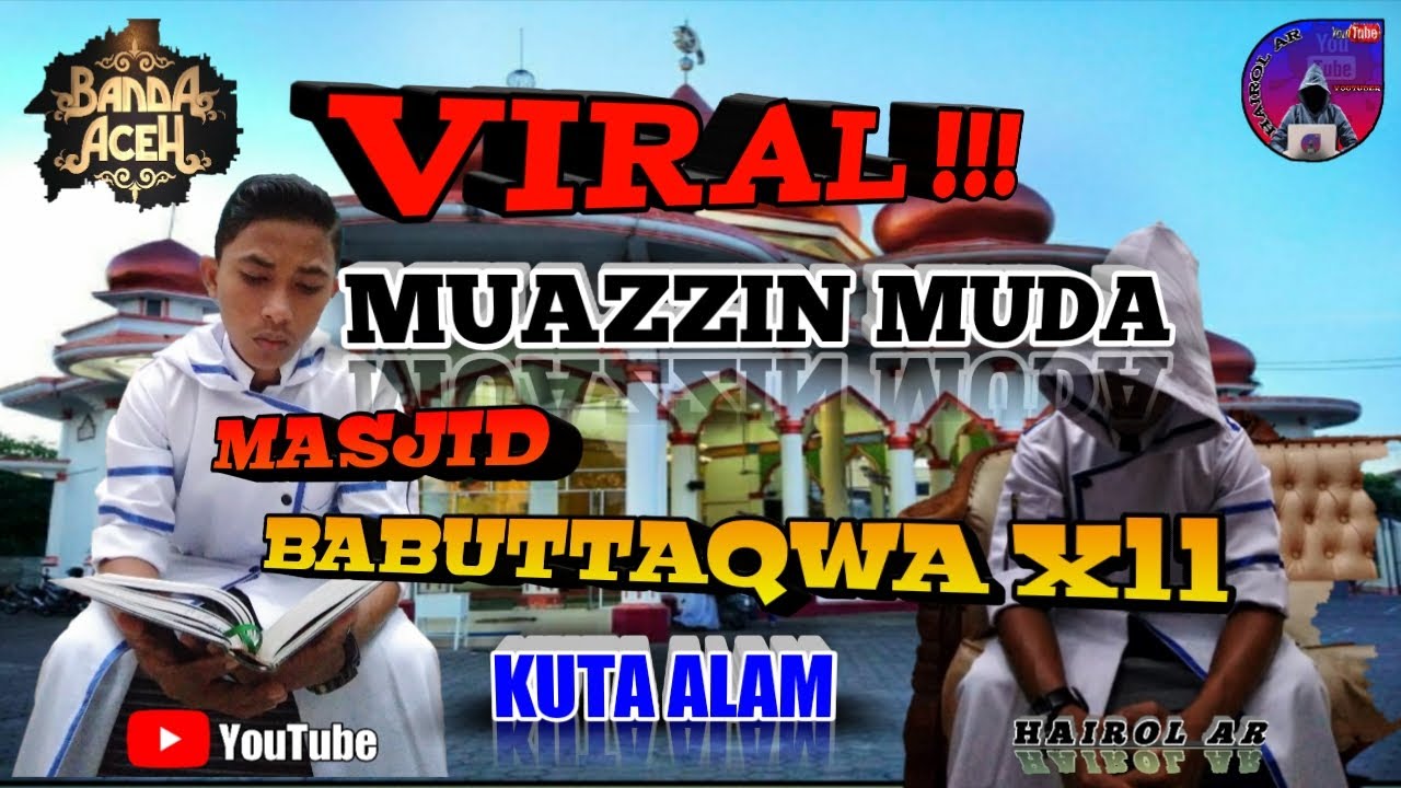 Lantunan suara azzan masjid Aspol BABUTTAQWA Xll B.Aceh