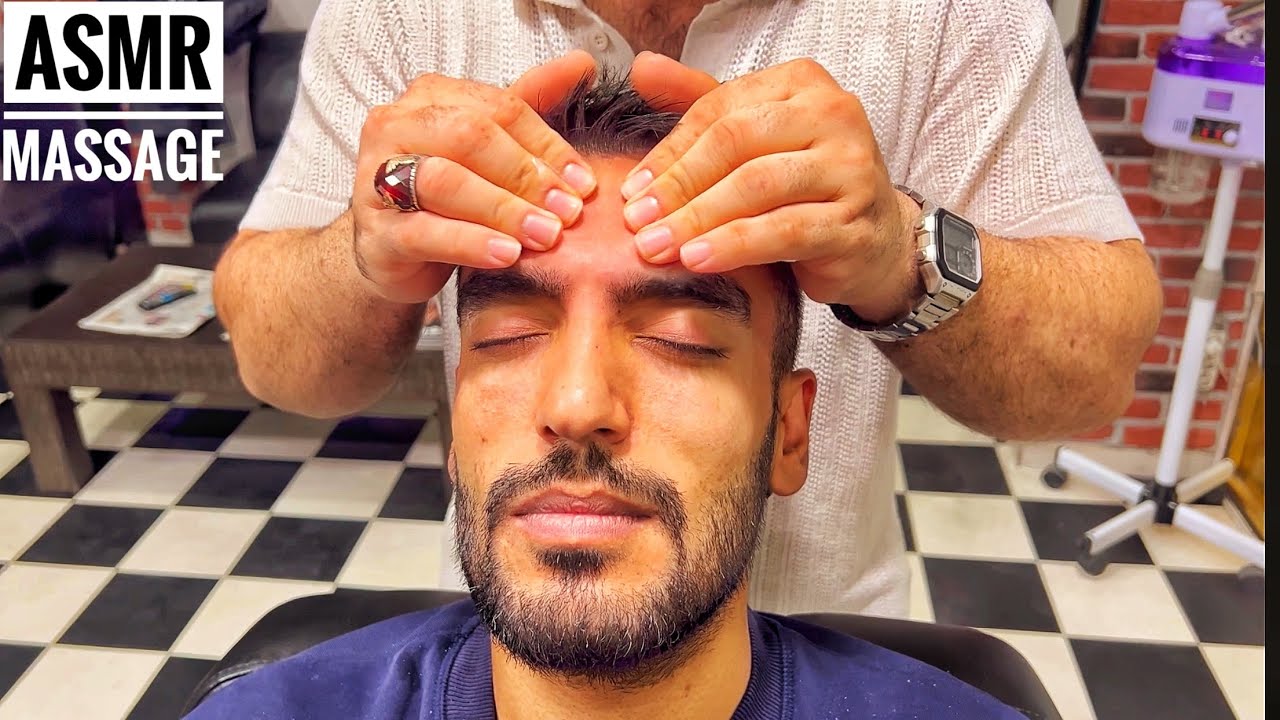 ASMR SLEEP MASSAGE • Turkish Barbar Head,arm,shoulder,neck Massage