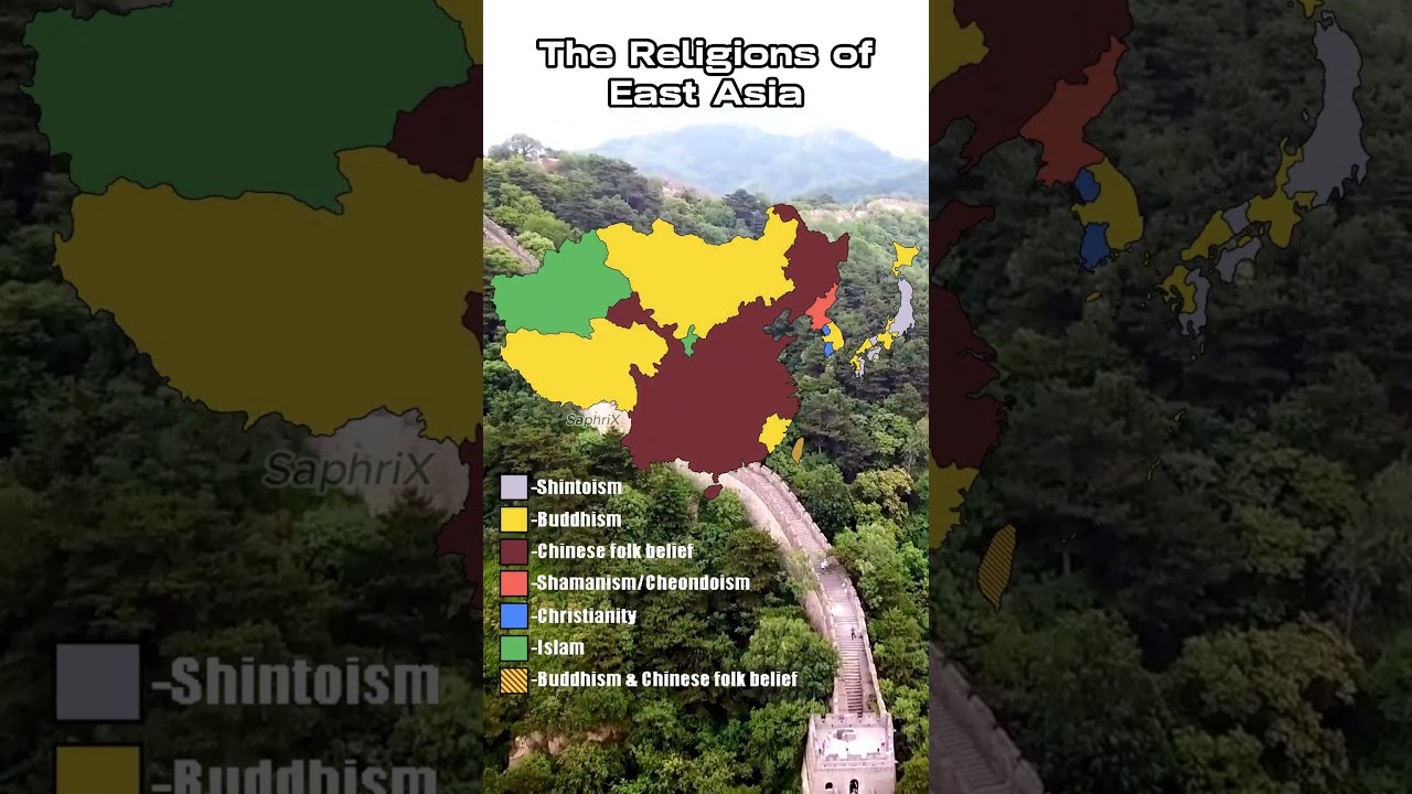 Majority Religions of East Asia