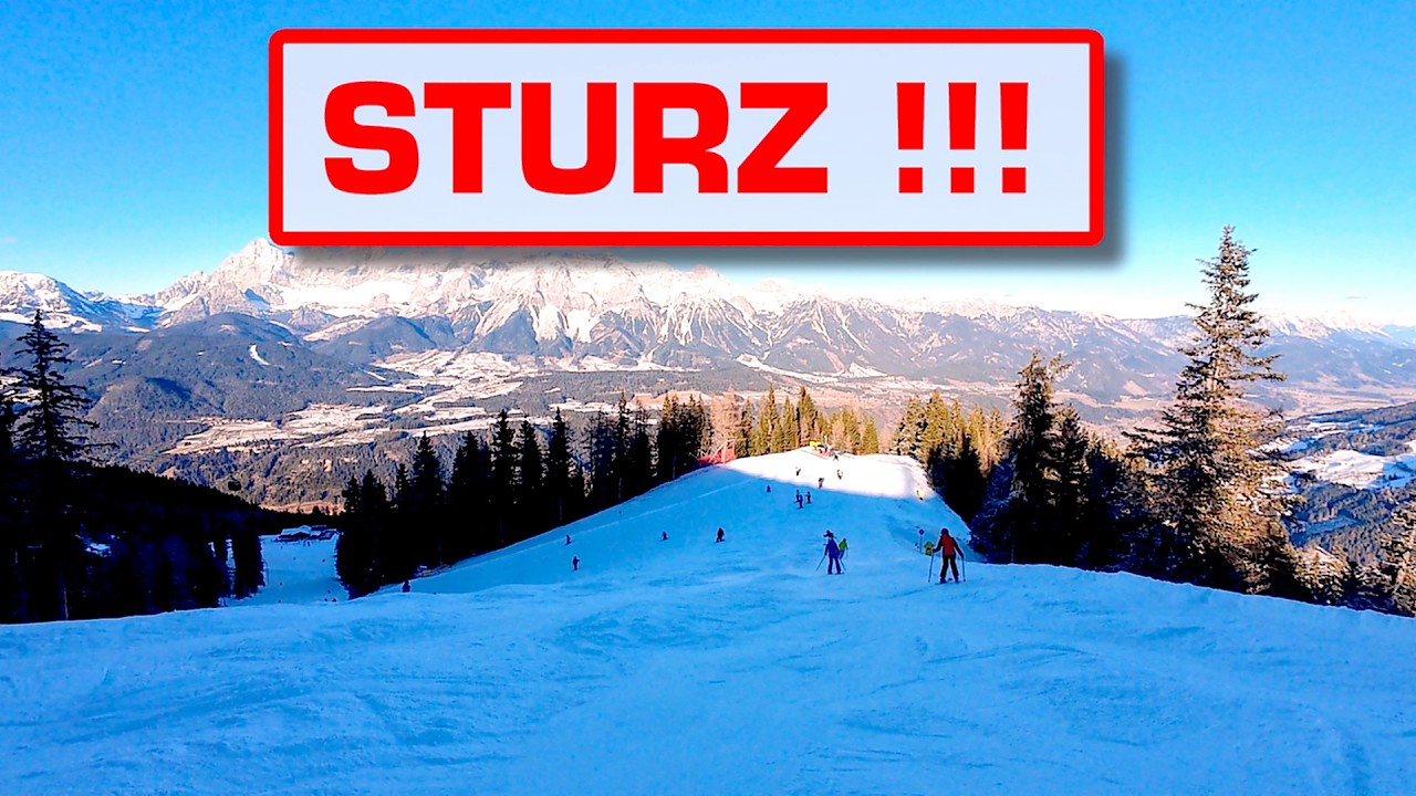 Sturz auf Hochwurzen ⛷️ | Piste 33 & 42 POV | Rote Ostabfahrt