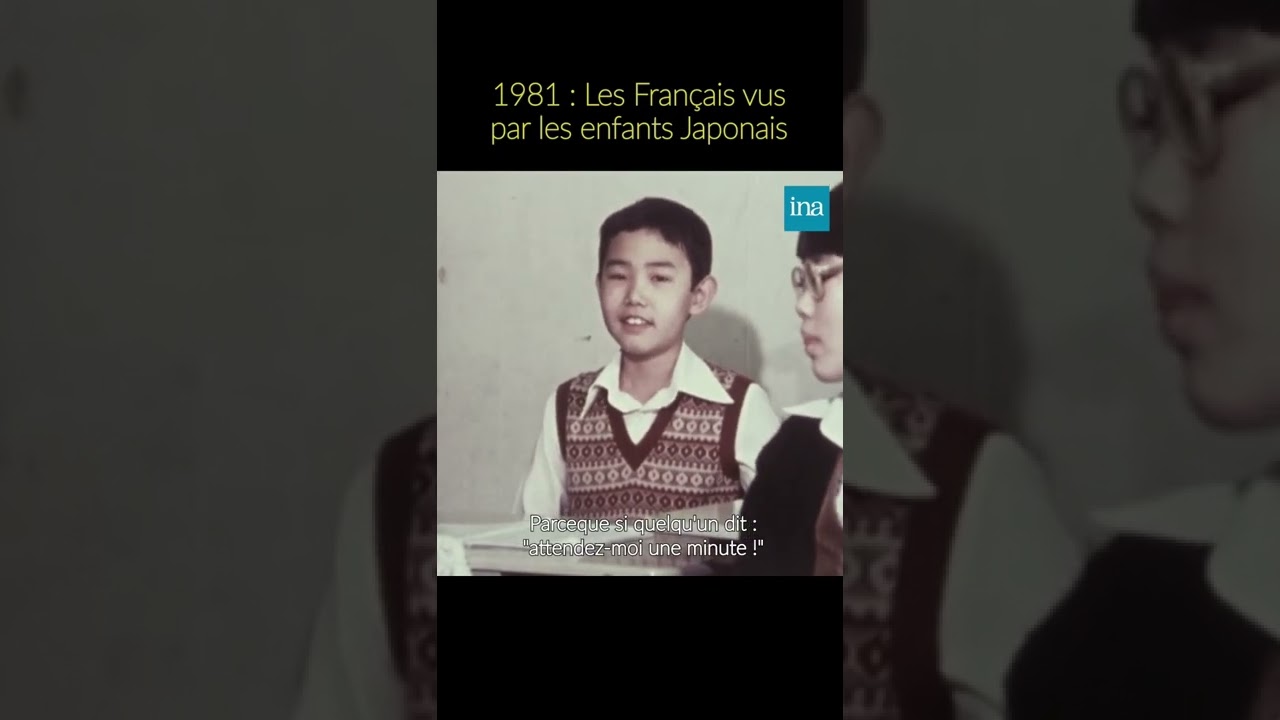 🇫🇷  Les Français vus par les japonais… 🇯🇵  #INA #shorts