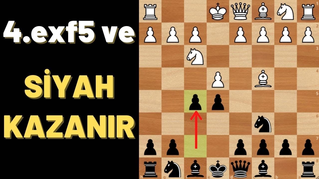 SATRANÇTA SİYAHLA KAZANMANIN SIRRINI AÇIKLIYORUZ! - ROUSSEAU GAMBİT